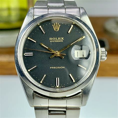 rolex oysterdate precision vintage